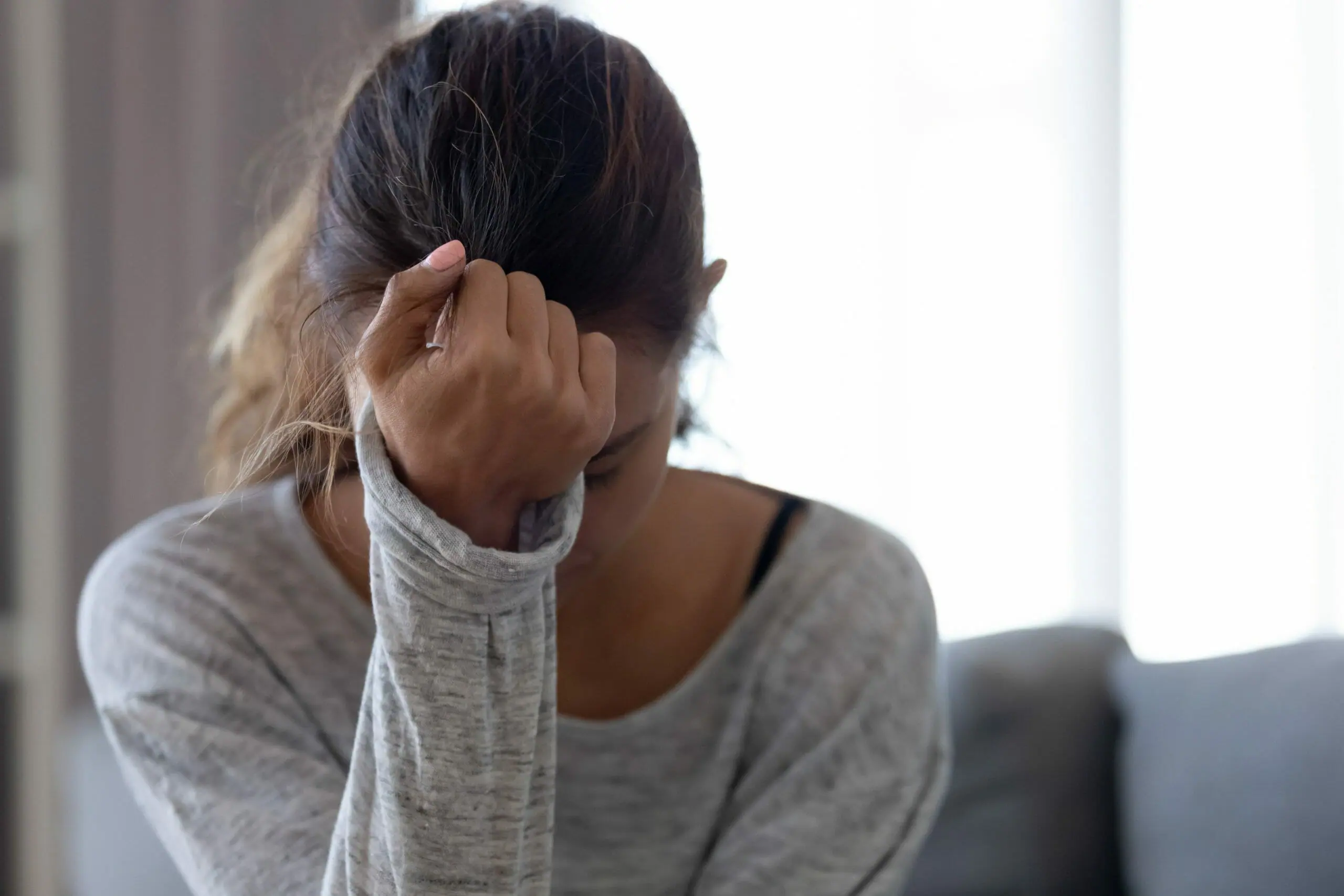 A woman learning how to deal with high functioning anxiety.